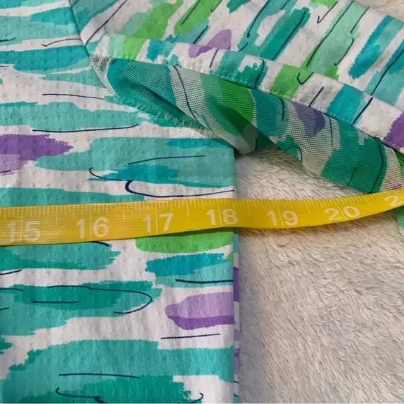 IBKUL women's medium SPF tunic shirt long sleeve Turquoise, Purple, Light Green - Picture 3 of 10